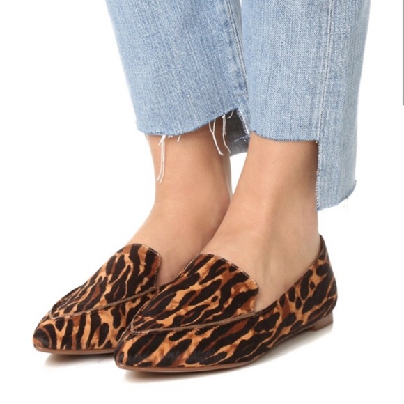 madewell leopard loafers